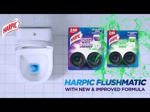 Harpic Flush Matic – Now keeping toilet clean is easy –15 sec