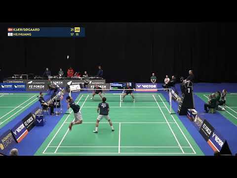 Match Point - Kjær / Søgaard vs He / Huang - MD, SF - Denmark Masters 2023