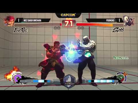 Daigo (Evil Ryu) vs Poongko (Seth) -  #CapcomProTourAsia #USF4