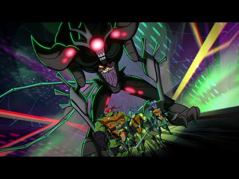 Rise of The TMNT: The Movie Turtles vs Krang (FULL FIGHT)