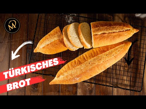 Somun Ekmek – The most famous Turkish white bread / Turkish baguette
