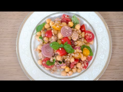 Insalata fredda di ceci LA RICETTA DELL’ESTATE 🔝🔥 Questa ricetta con i ceci conquista sempre tutti!