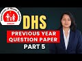 DHS Previous Year Question Paper Solved Part 5 DHS 2025 Non Technical Grade3 Dhsassam Dhsexam