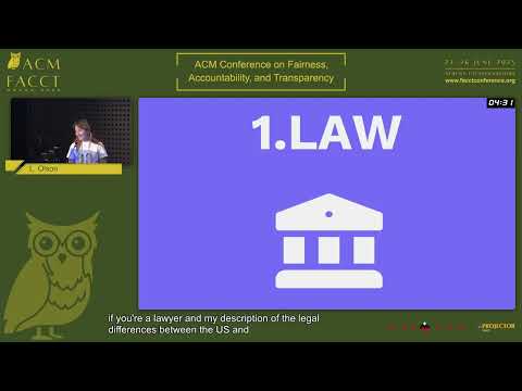 Who Speaks for Ethics Presentation at FAccT