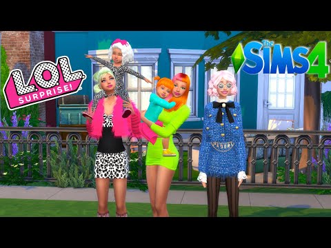 DIY Custom LOL OMG Dolls Family - SIMS 4 Roleplay Titi Plus