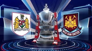 preview picture of video 'FA Cup | Bristol City vs West Ham United 0 - 1 | 25/01/2015 Review All Goals & Highlights'
