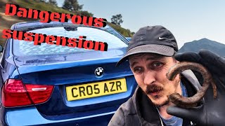 Banging BMW fault! BMW 3 Seris rear shock fault and fix step by step.