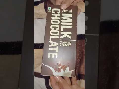 Review of Amul milk chocolate 🍫#shorts #very yummy 🤤