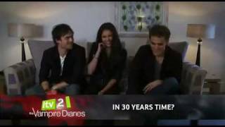 ITV2 interview part 2: Nina Dobrev, Paul Wesley et Ian Somerhalder