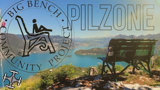 La panchina gigante di Pilzone - Lago d'Iseo - Drone 4K