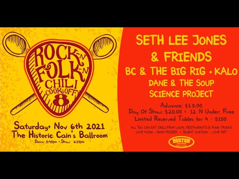 8th Annual Rock n Folk n Chili Cook Off at Cain's Ballroom in Tulsa, OK - Nov 6, 2021