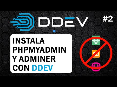 Instala phpMyAdmin y Adminer en DDEV.