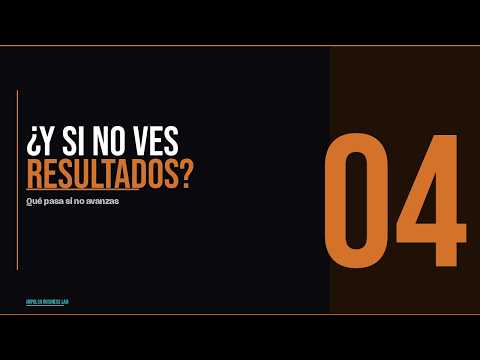 ¿Qué pasa si no avanzas y no consigues resultados?