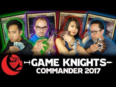 Commander 2017! Ur-Dragon, Edgar Markov, Arahbo, and Inalla | Game Knights 9 Magic the Gathering