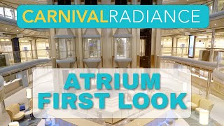 Carnival Radiance - What Does The Atrium Look Like?