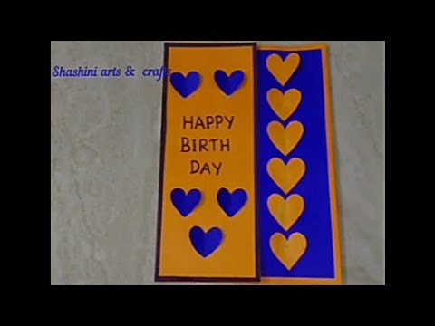 Birthday greeting card / shashini arts & crafts
