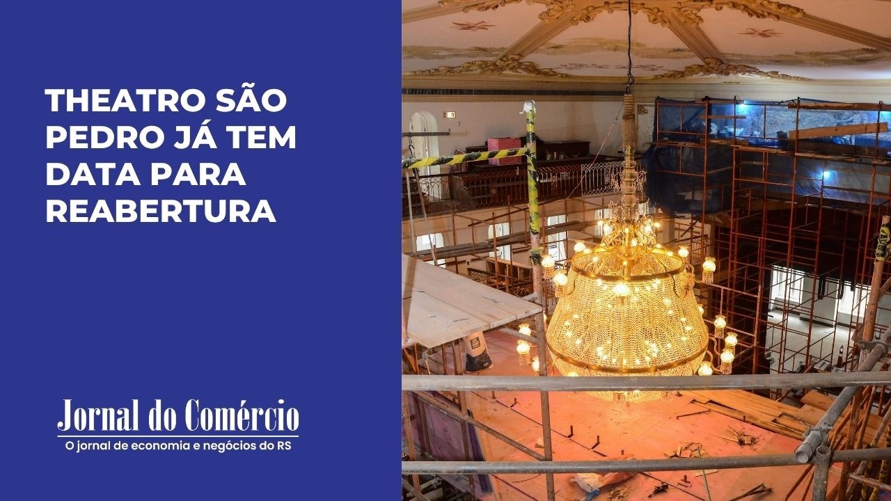Theatro São Pedro já tem data para reabertura