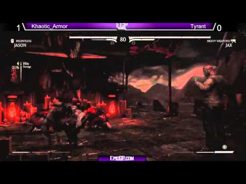 Khaotic_Armor (Jason) vs Hitbox_Tyrant (Jax) - MKX