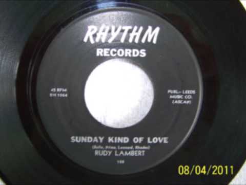 RUDY LAMBERT & GROUP (MONDELLOS) - THAT OLD FEELING / SUNDAY KIND OF LOVE - RHYTHM 128 - 1957