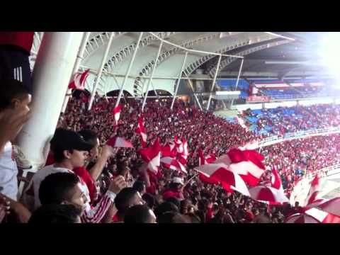 "Yo te sigo hasta el final - Barón Rojo Sur - L.H.D.L.C América vs Real Santander" Barra: Baron Rojo Sur • Club: América de Cáli