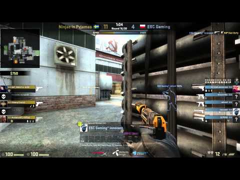 Dreamhack Winter 2014 CS:GO | Group C.5 Decider Match | NiP vs ESC Gaming