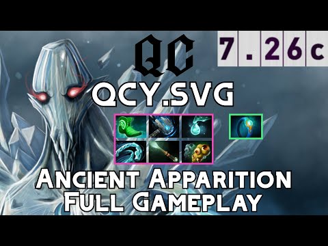 Ancient Apparition | QCY.SVG | Hard Support Ancient Apparition Full Gameplay | 7.26c Full Gameplay
