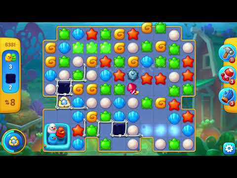 [FISHDOM Walkthrough] Level 6381 (Qua màn - Fishdom)