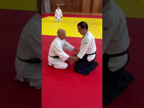 両手をつかまれた時の崩しなど（座技）