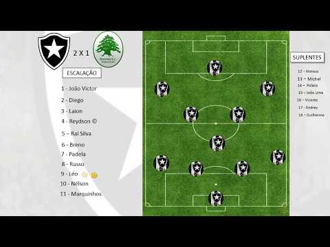 24/02 - BOTAFOGO 2 X 1 BOAVISTA - GOLS - COPA XERÉM SUB 16.