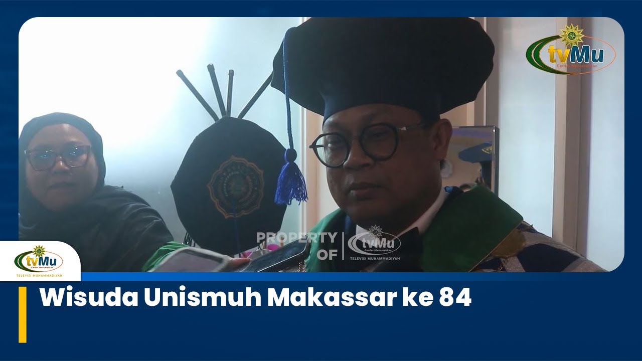 Unismuh Makassar Gelar Wisuda ke-84 bagi 646 Lulusan
