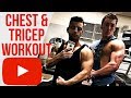 CHEST AND TRICEP WORKOUT | KYLE FAIRBANKS & MIKEY MORENO |