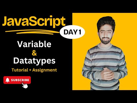 Javascript Variables Data Types Web Developmentjavascript Course 2024 Lecture 1