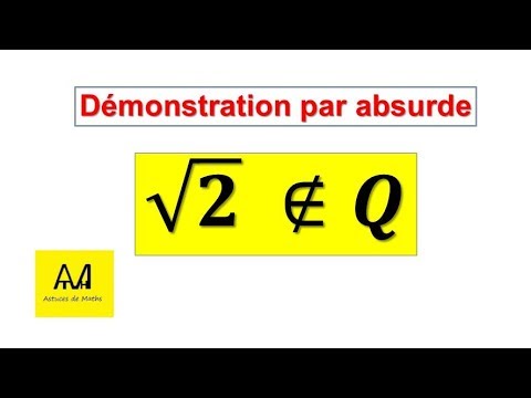 Démonstrons par absurde que racine de 2 est irrationnel