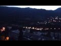 Ялта 2012 - Раннее утро 4.30 Вид из Окна Море Горы 