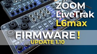 Zoom Livetrak L6max FIRMWARE Update - November 2025 | New Features!