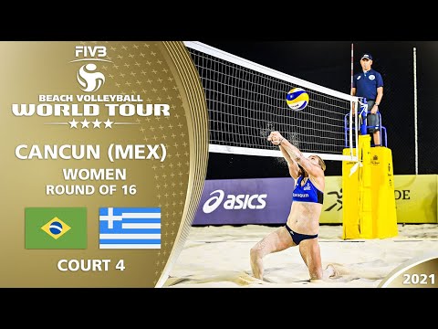 Talita/Taiana Lima vs. Arvaniti/Karagkouni - Full Match | 4* Cancun 2021 #1