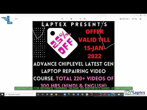 Chiplevel Laptop Repairing Training Practical Hp 15 No Light on DC Jack Dead Motherboard Part 1