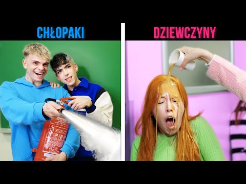 SZKOŁA - DZIEWCZYNY vs CHŁOPAKI