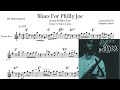 Sonny Rollins Solo Transcription | "Blues for Philly Joe" | Newk's Time