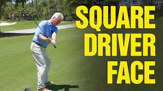 GOLF: How to Square the Club Face on a Driver (DO THIS!)
