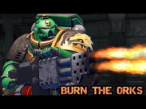 HEAVY FLAMER GAMEPLAY: Devastator vs Orks! - Warhammer 40K: Space Marine, Augmented Mod