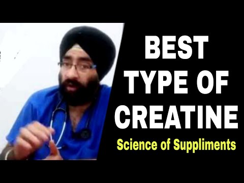 Types of creatine and its uses