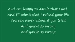 example Lying to Yourself Lyrics