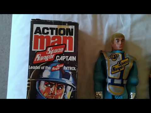 Vintage ACTION MAN space ranger collection