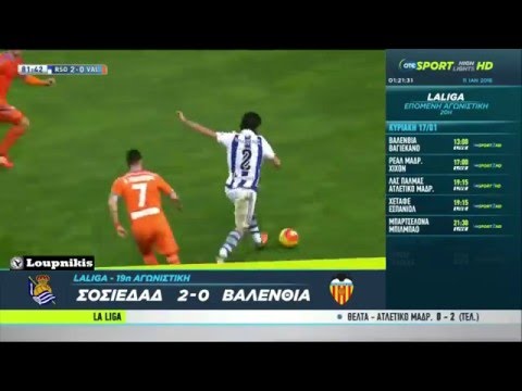 Real Sociedad vs Valencia CF 2-0 All Goals and Highlights {10/1/2016}