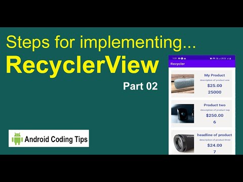RecyclerView OnItemClickListener  Android studio tutorial | part-2