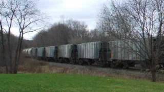 preview picture of video 'CP 253 Chase (Binghamton to Harpursville) 11/28/09'