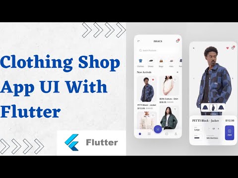 Watch Me Build A Clothing Shop App UI With Flutter(Speed Code)