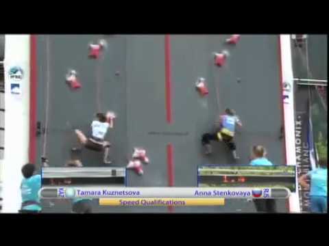 Climbing World Cup 2011 Lead and Speed Chamonix, FRA - Speed Women's Qualifications