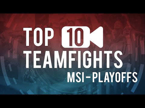 Top 10 Teamfights - MSI 2016: Playoffs